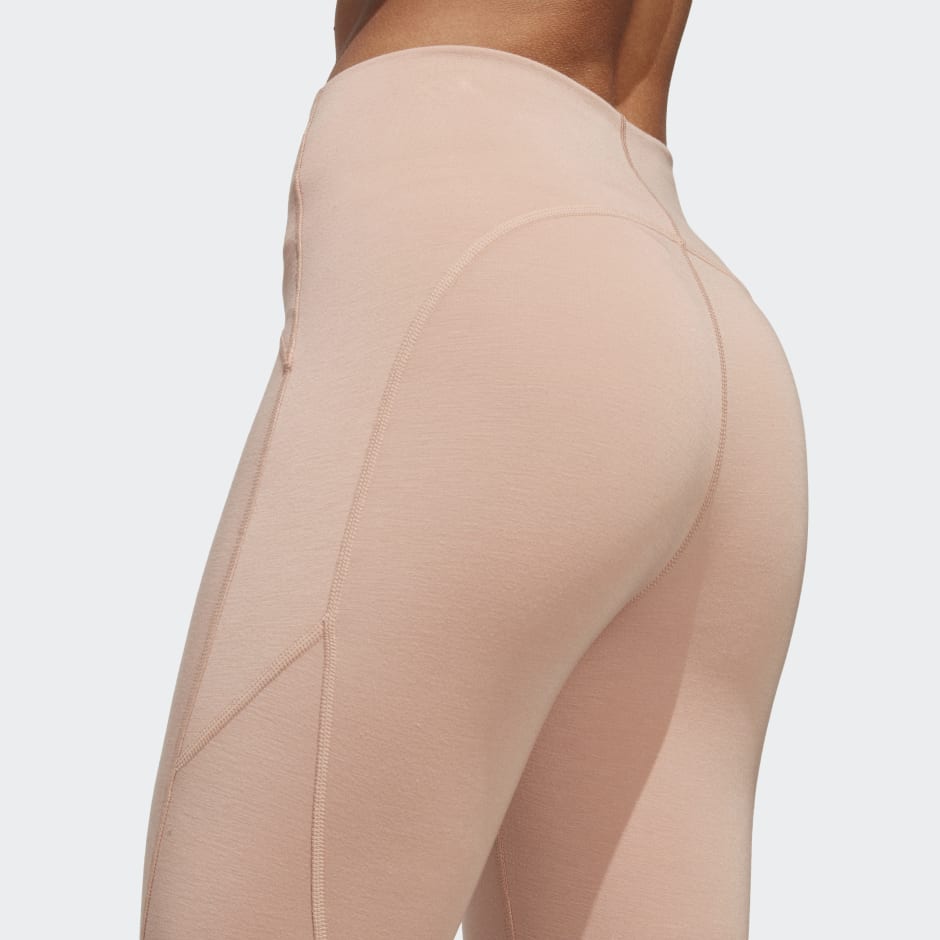 Adidas best sale peach leggings