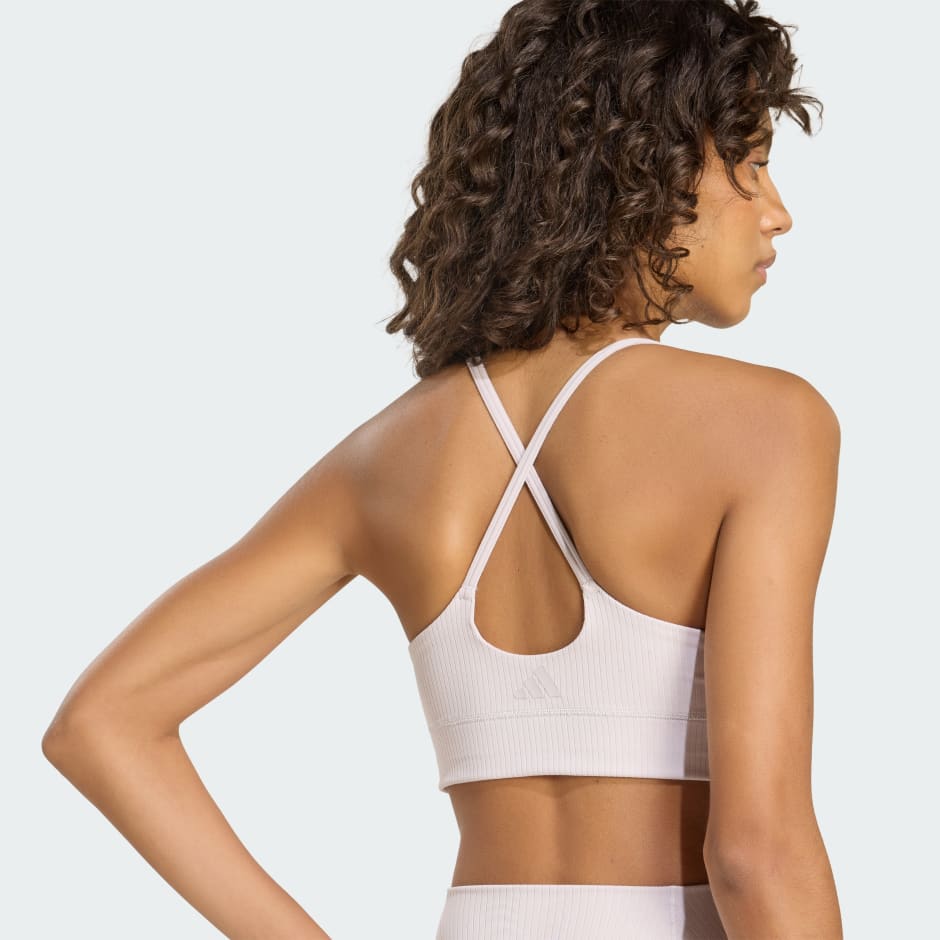 adidas All Me Light Support Rib Bra Long Line Bra