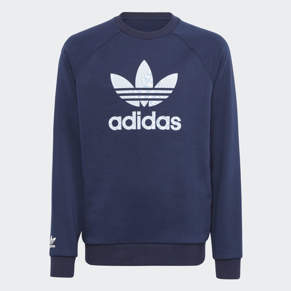 Clothing - adidas Rekive Crew Sweatshirt - Blue | adidas South Africa