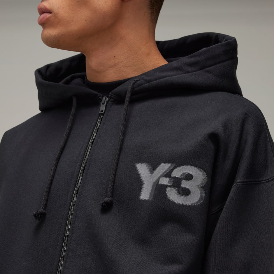 Y-3 Logo Zip Hoodie