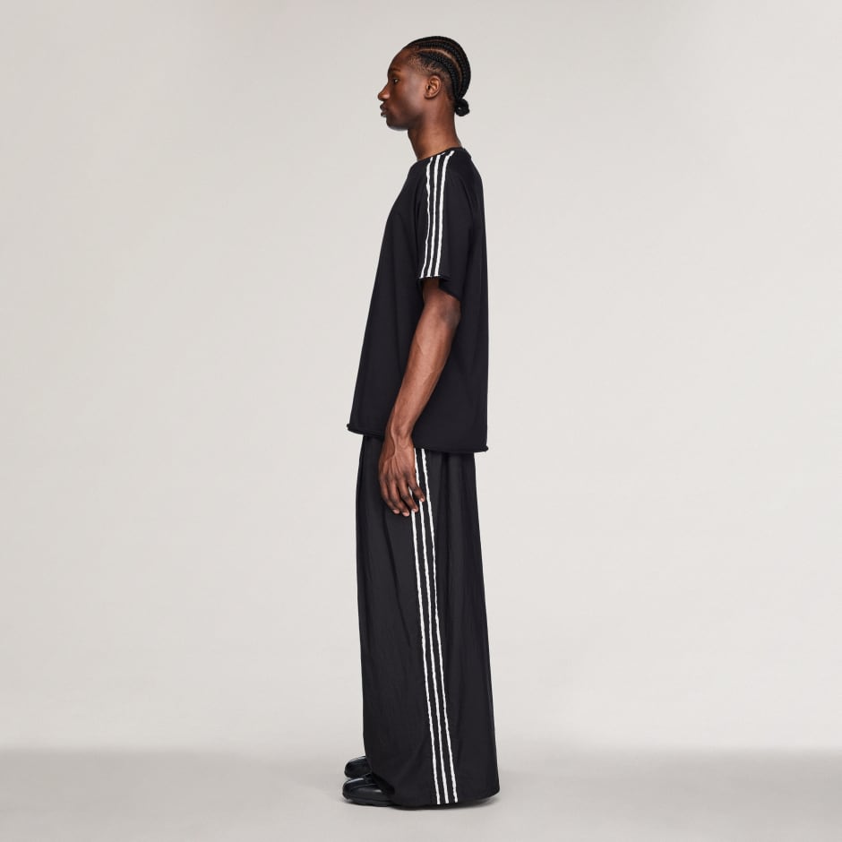 PANTALONI LARGI Y-3 RAW EDGE CU 3 DUNGI