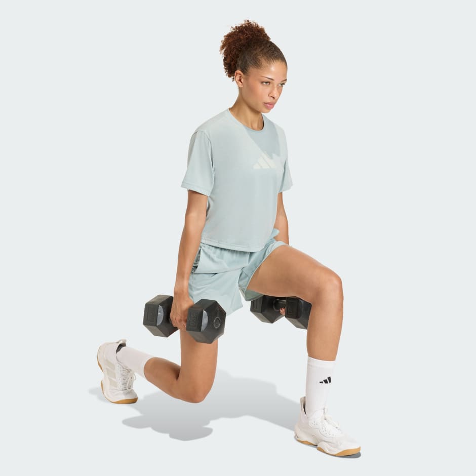 Train Essentials Big Logo Performance Training Tee