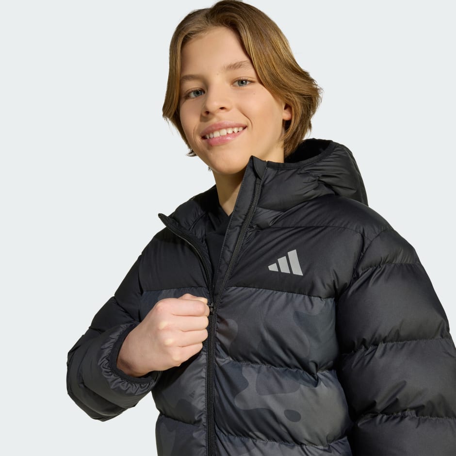 Geacă Cu Umplutură Sintetică Și Imprimeu Integral Pentru Copii