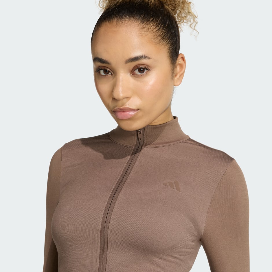 Jachetă de antrenament din tricot cu fermoar lung Essentials