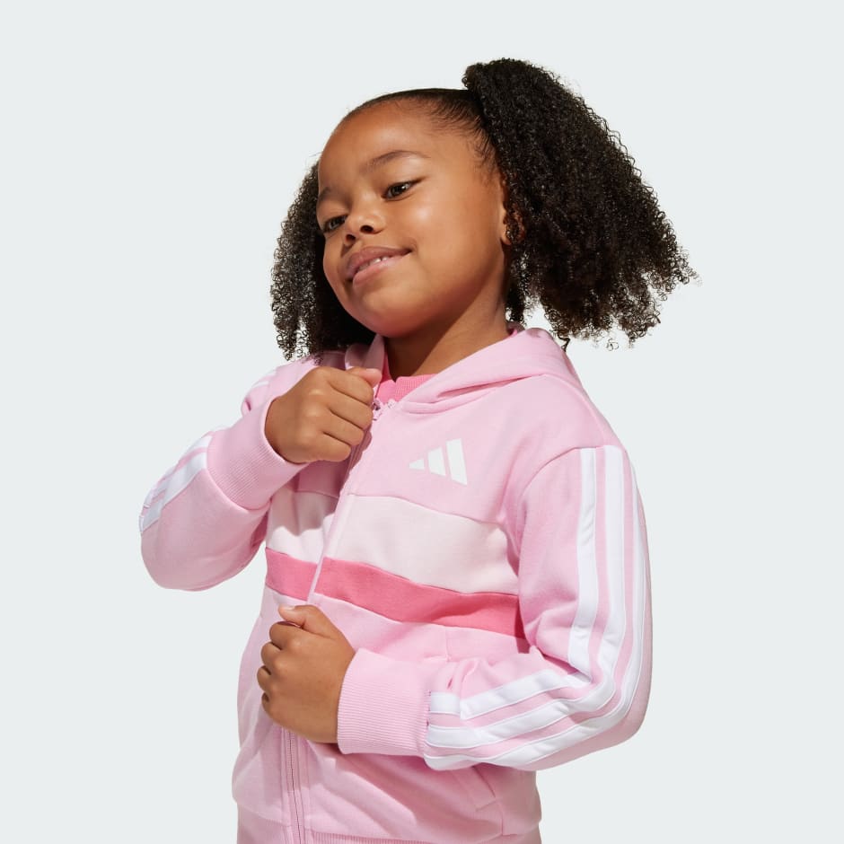 Seasonal Essentials Tiberio 3-Stripes Fleece Track Suit Kids