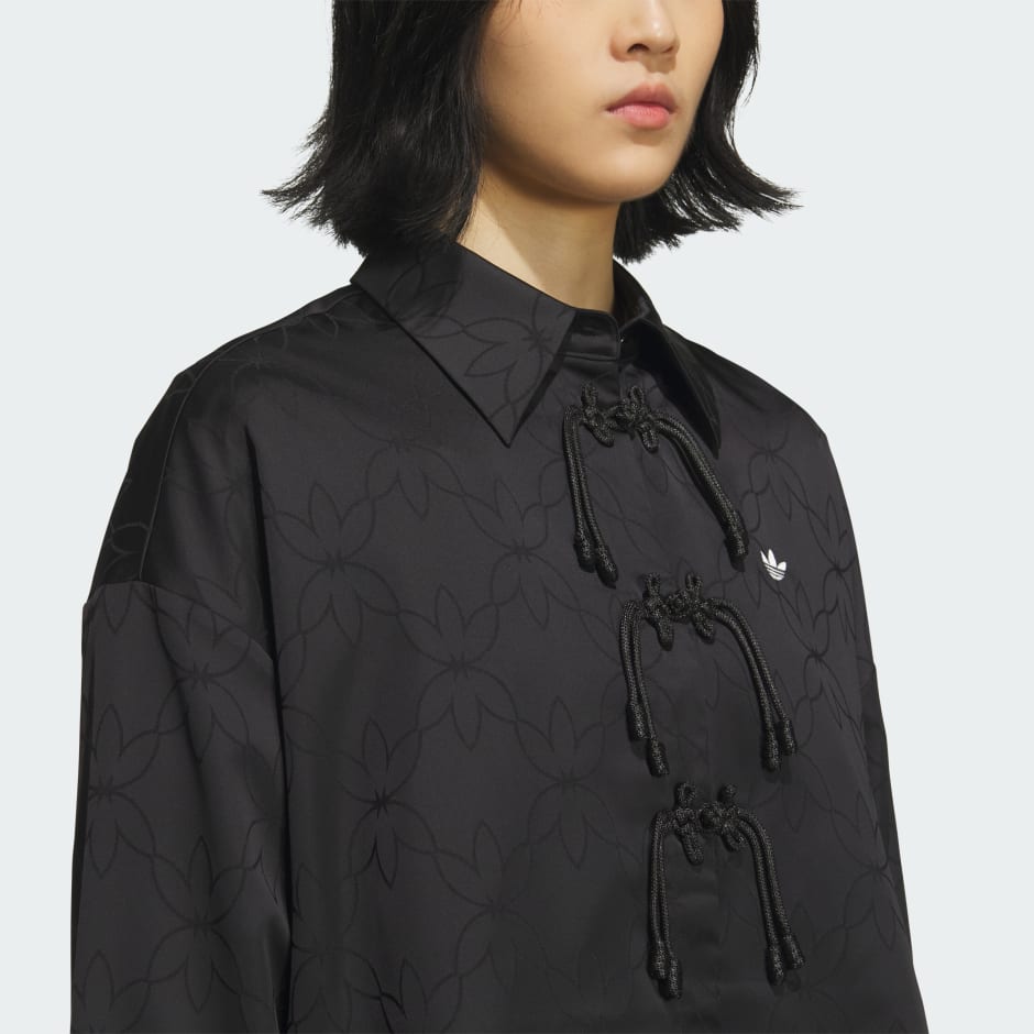 New Chinese Shirt Jacket - Black | adidas Hong Kong