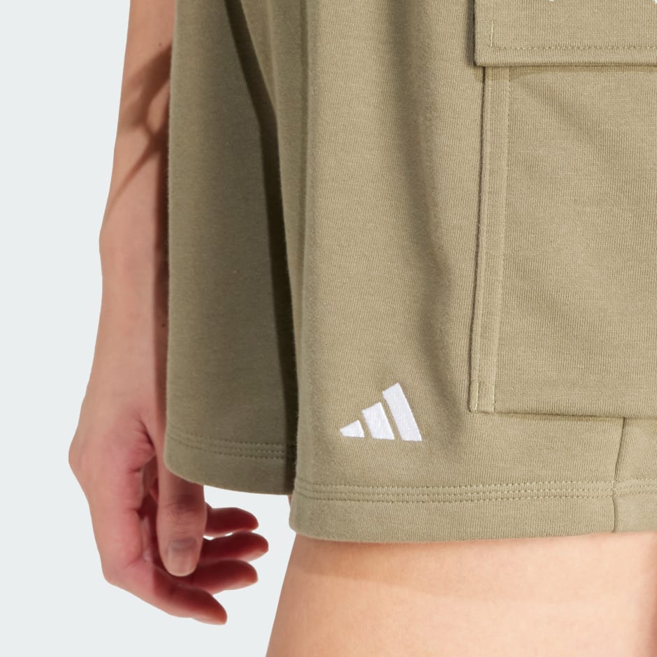 Kratke cargo hlače od francuskog frotira Essentials Small Logo