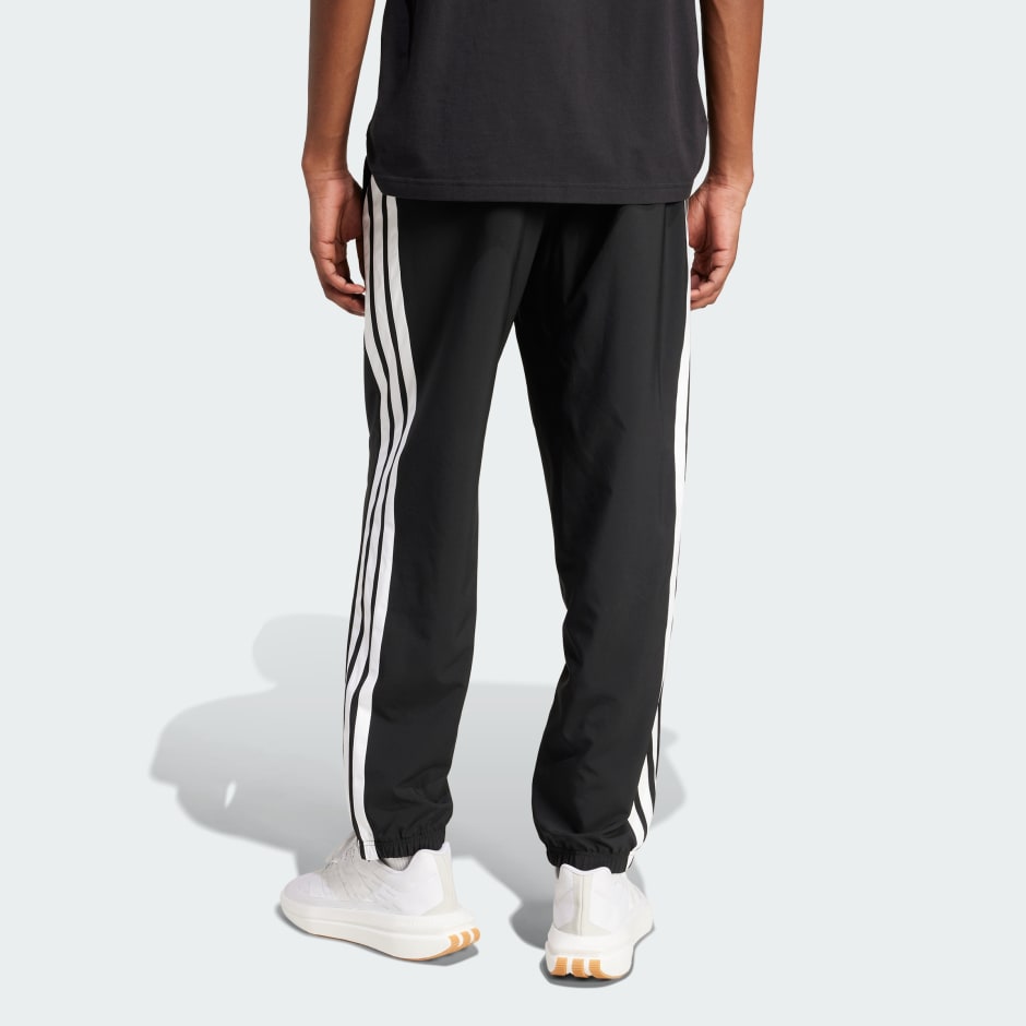 Essentials Elasticated Cuff Woven 3-Stripes Pants
