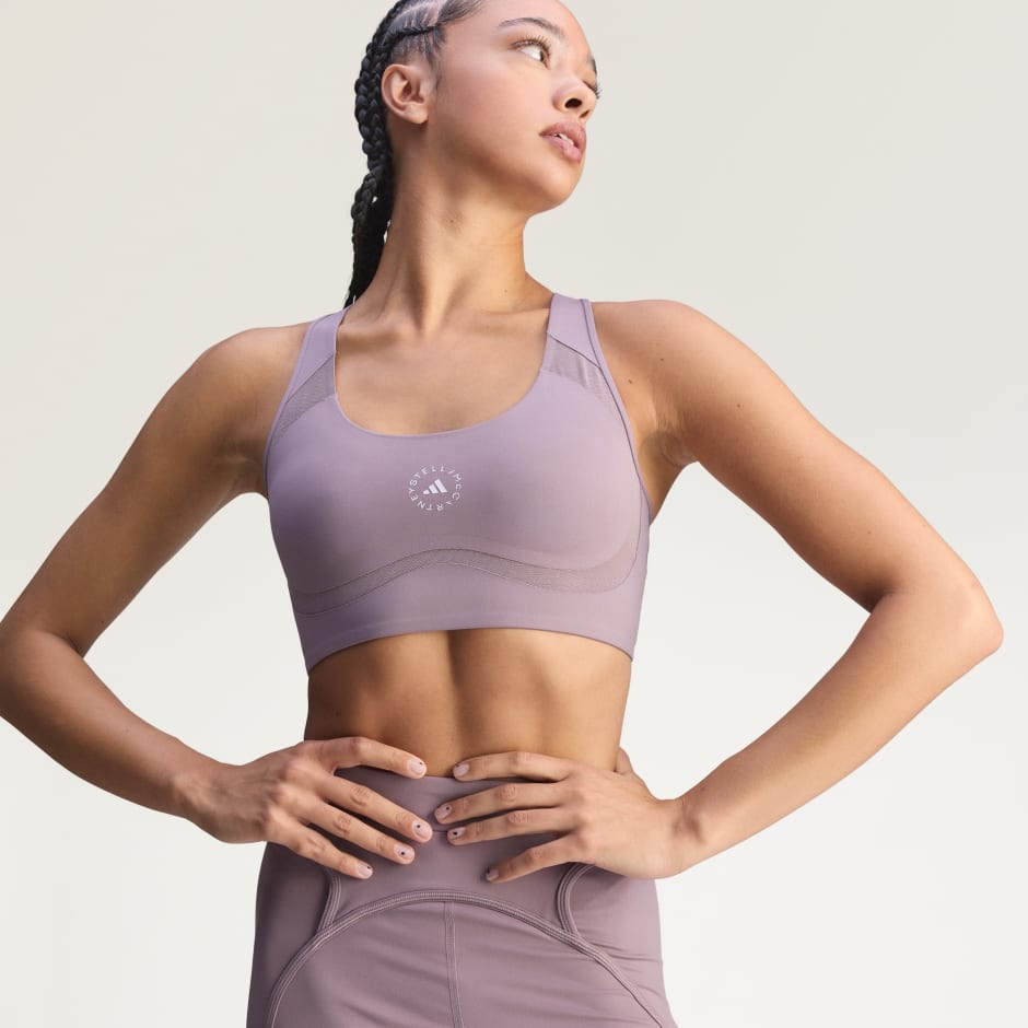 Sutien Power Impact adidas de Antrenament cu Suport Mediu de Stella McCartney