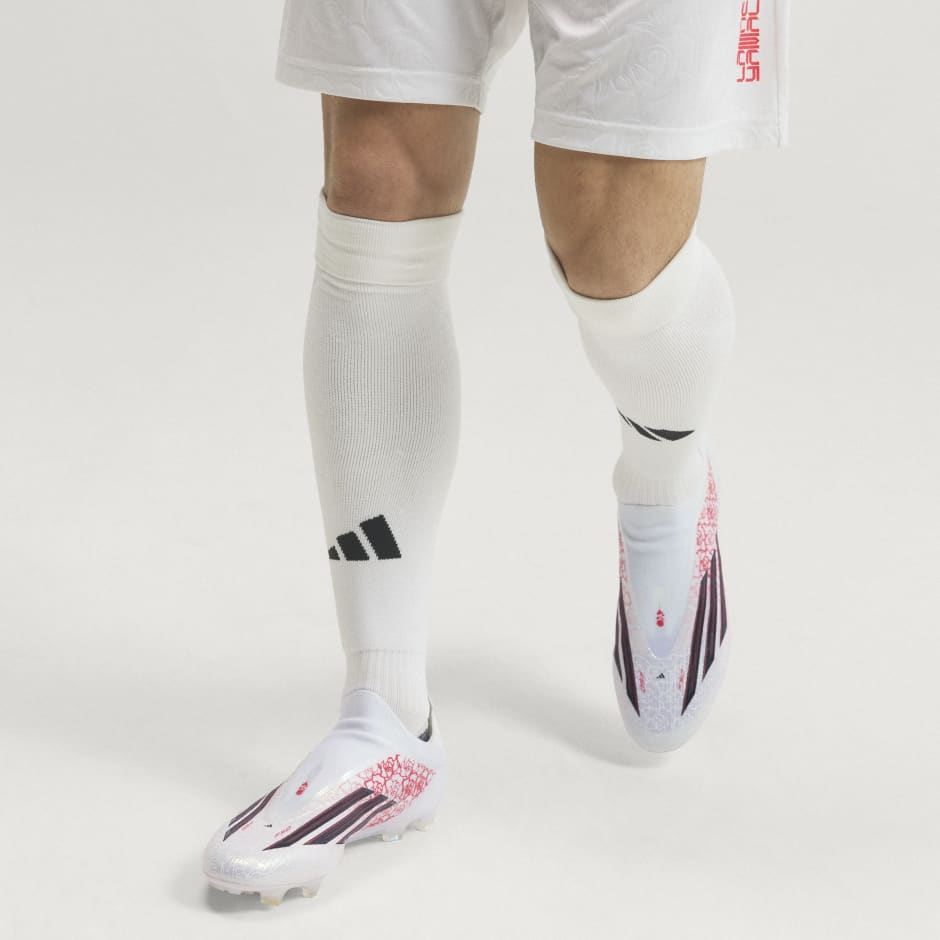 Ghete de fotbal F50 ELITE LAMINE YAMAL fără șireturi pentru teren dur