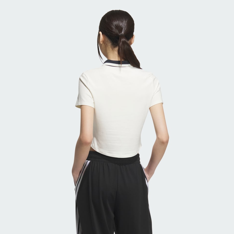 短袖修身 Polo 恤