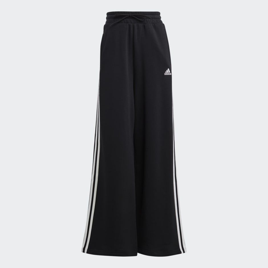 Essentials 3-Stripes French Terry Wide Pants