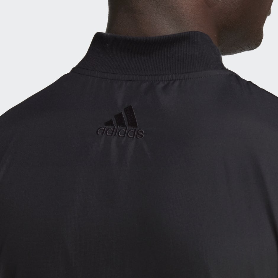 adidas AEROREADY Essentials Giant Logo Windbreaker Black adidas