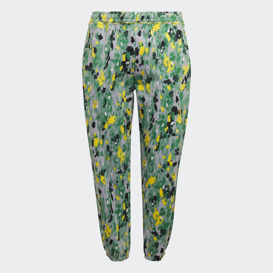 Pantaloni de trening cu imprimeu adidas by Stella McCartney (mărime mare)