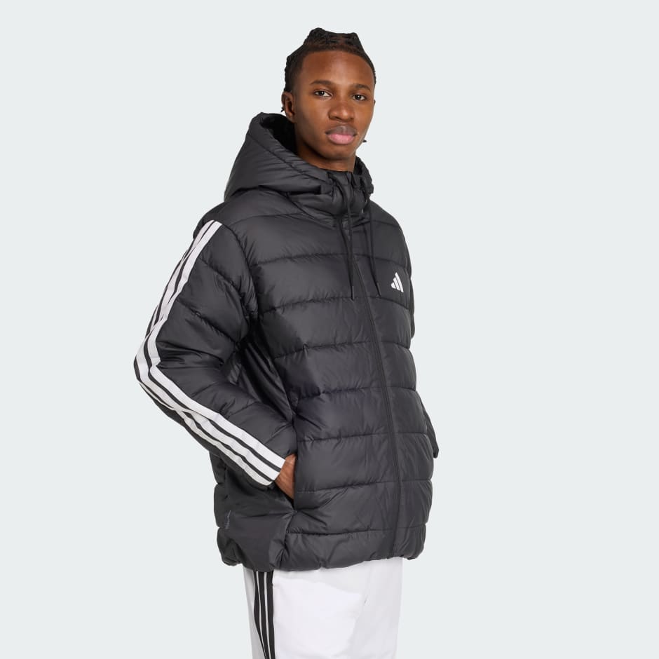 Essentials CLIMAWARM 3-Stripes Synthetic Down Jackets