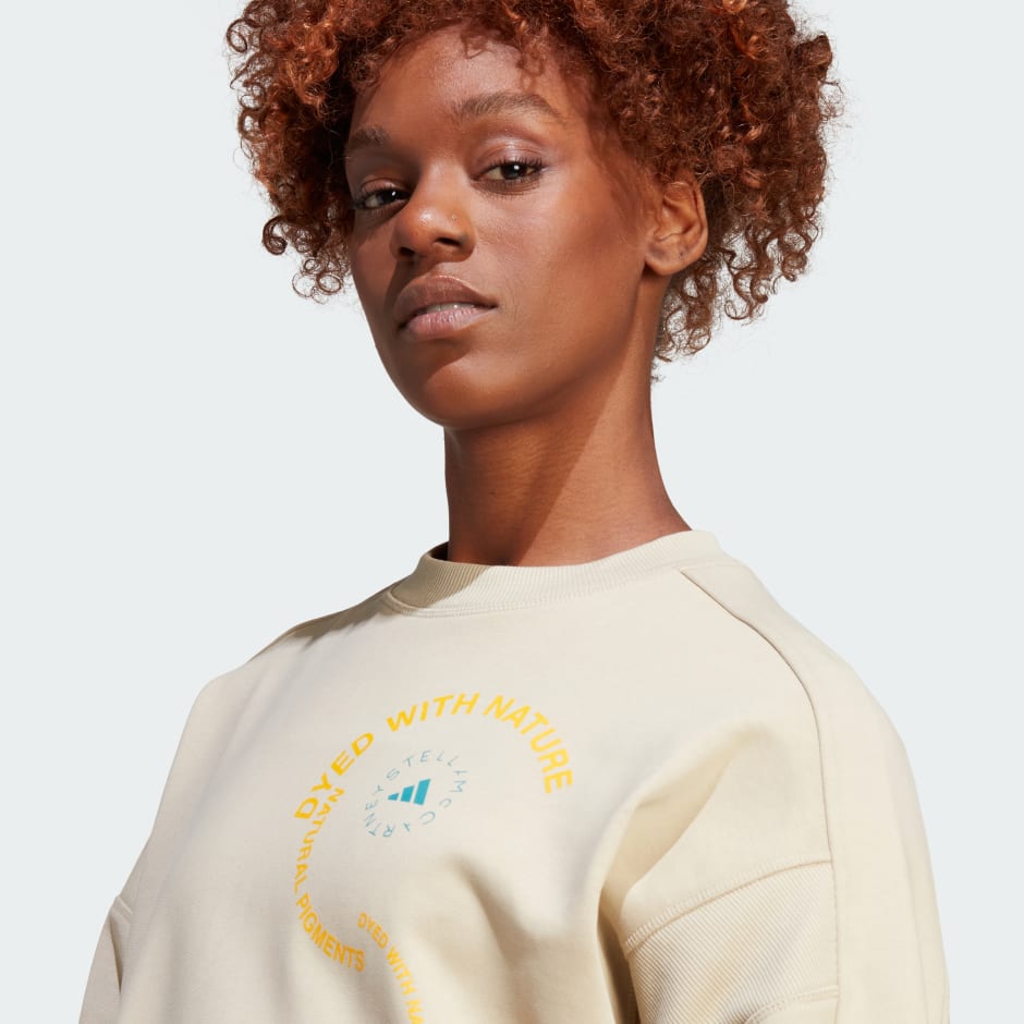 Clothing - adidas by Stella McCartney Sportswear Sweatshirt (Gender  Neutral) - Beige