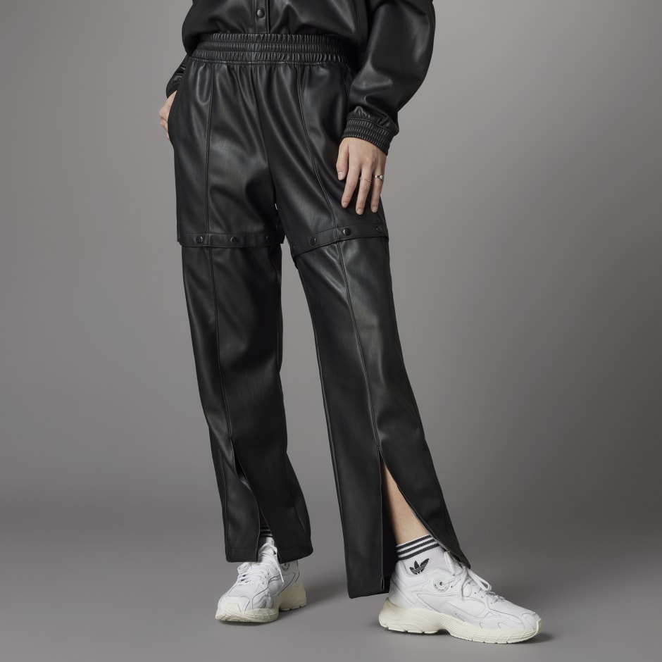 Always Original Faux Leather Track Pants image number null
