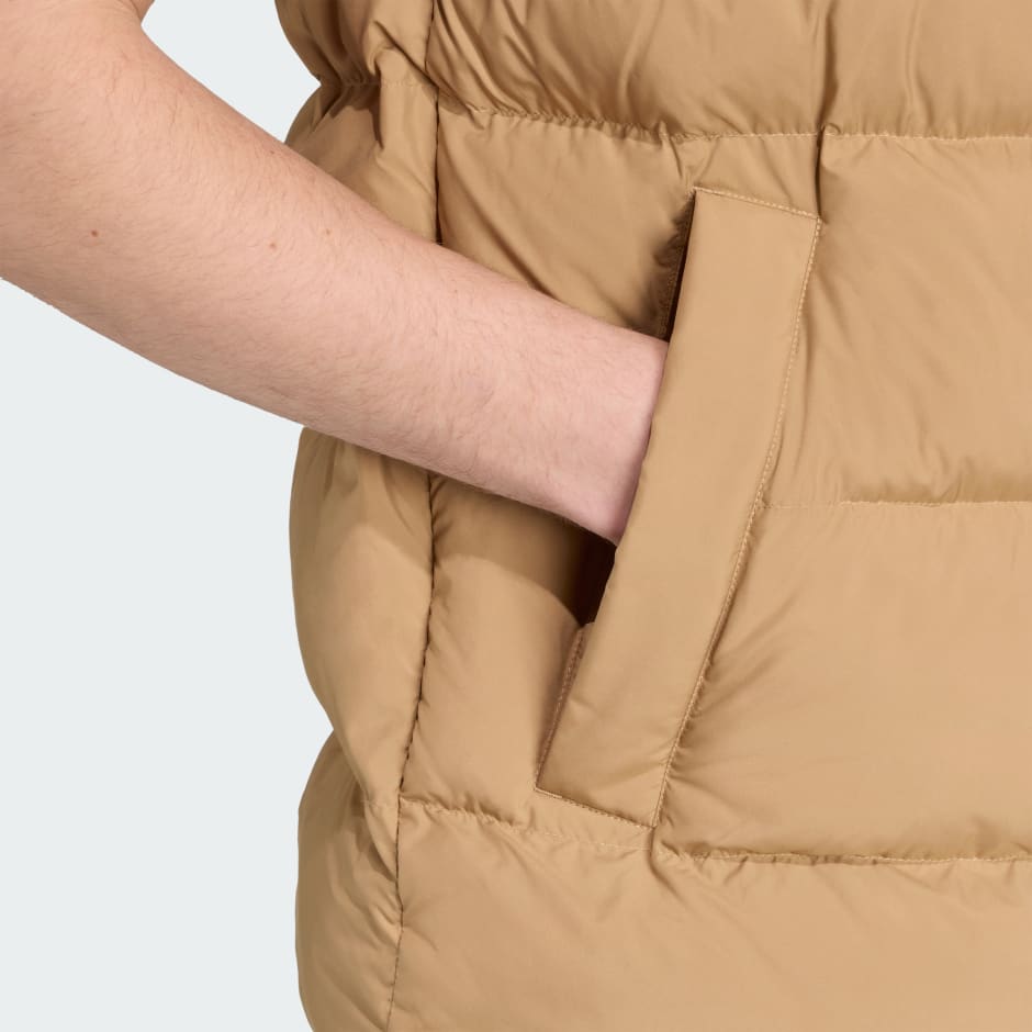 Vestă bufantă monocromă