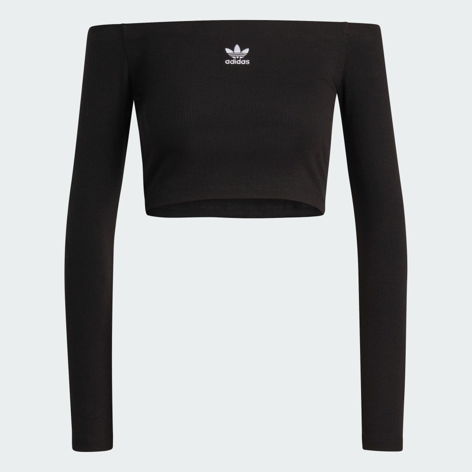 TRICOU CU M&Acirc;NECĂ LUNGĂ ȘI UMERI GOI ESSENTIALS