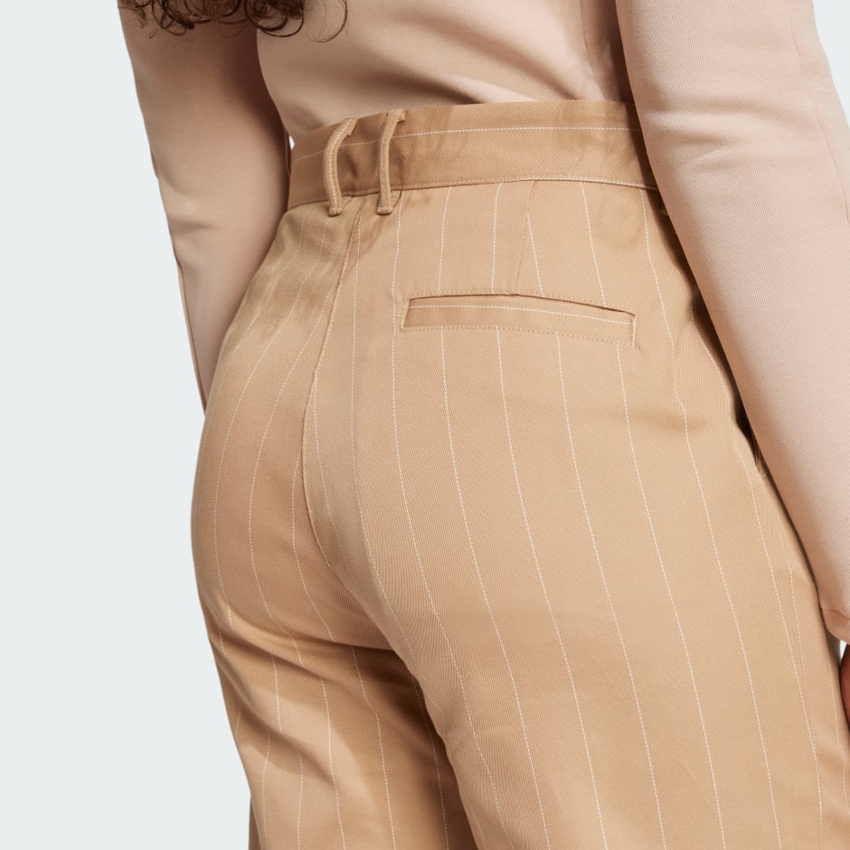 Pinstripe Twill Loose Pants