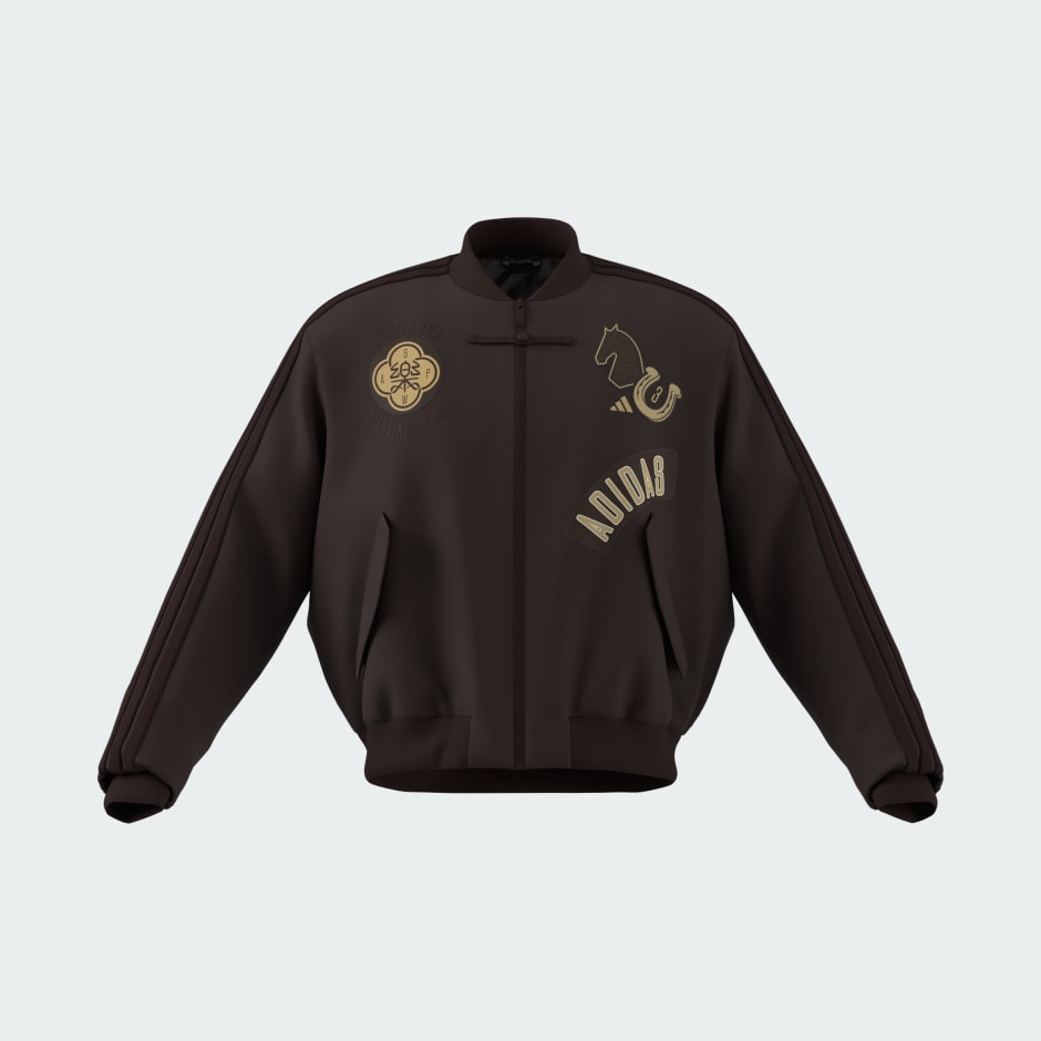 CNY MODERN CHINA 3 STRIPES PADDED BOMBER JACKET