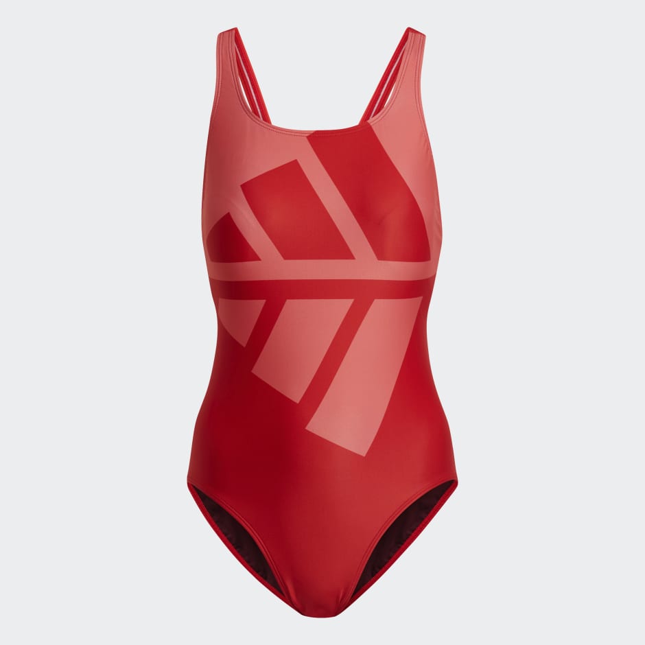 Graphic Swimsuit - Red | adidas