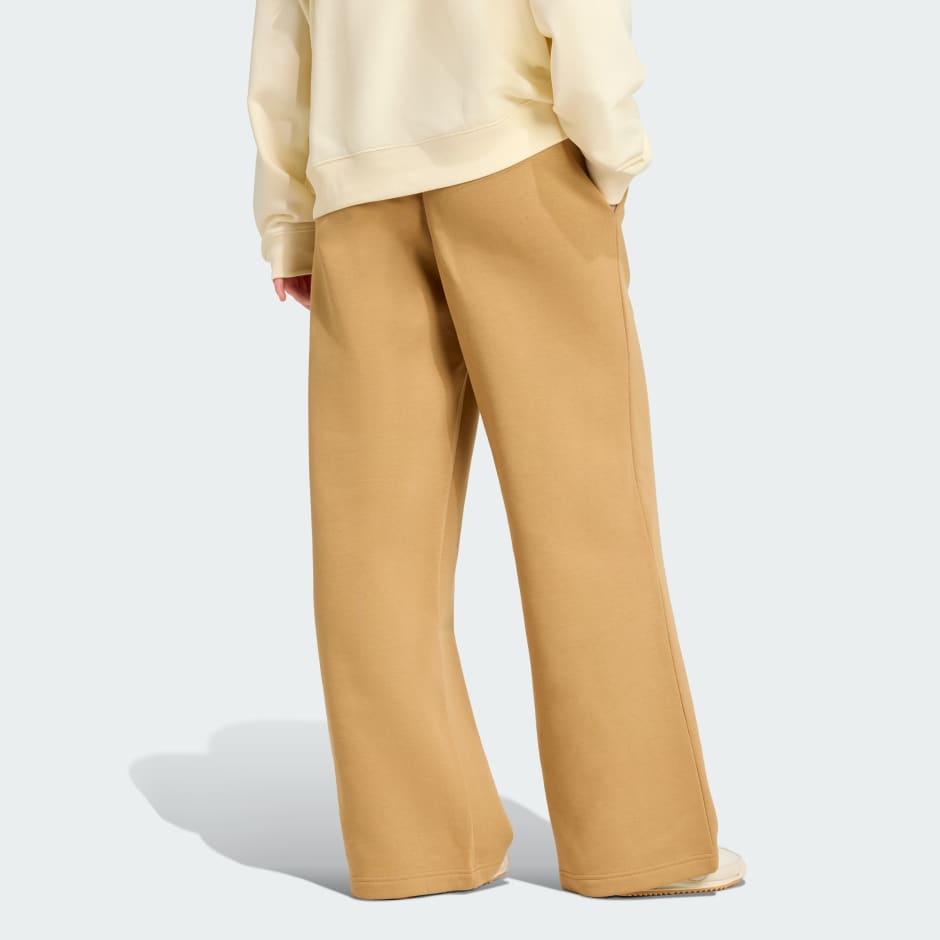 Pantaloni din fleece cu crac larg Essentials