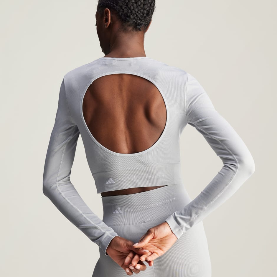 Majica adidas by Stella McCartney TrueStrength Seamless Long Sleeve Yoga Top