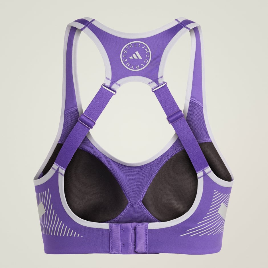 Bustieră cu susținere ridicată TruePace adidas by Stella McCartney