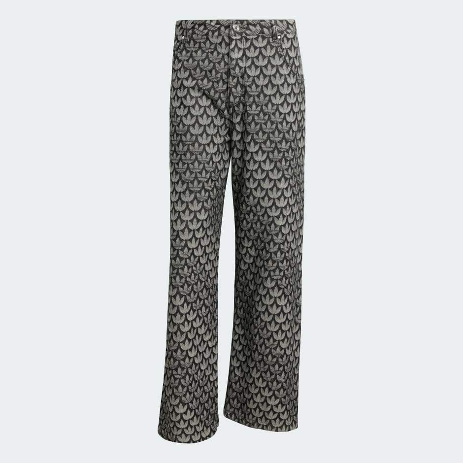 DENIM LOOSE MONOGRAM PANTS