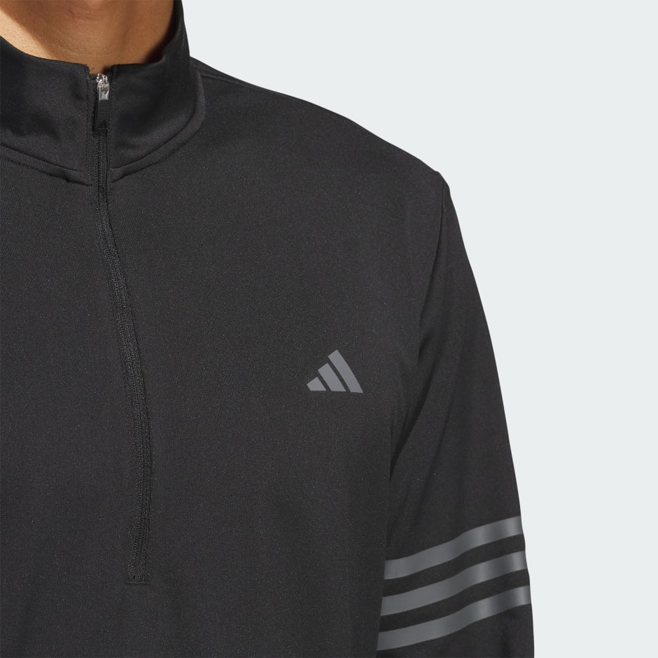 Adi 3-Stripes Half-Zip Top