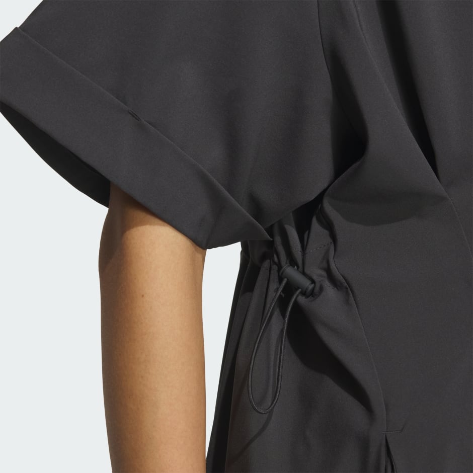 SOFTLUX STRETCH WOVEN LOOSE FIT DRESS