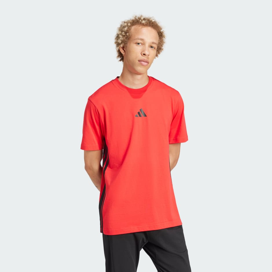 Essentials 3-Stripes Single Jersey Tee