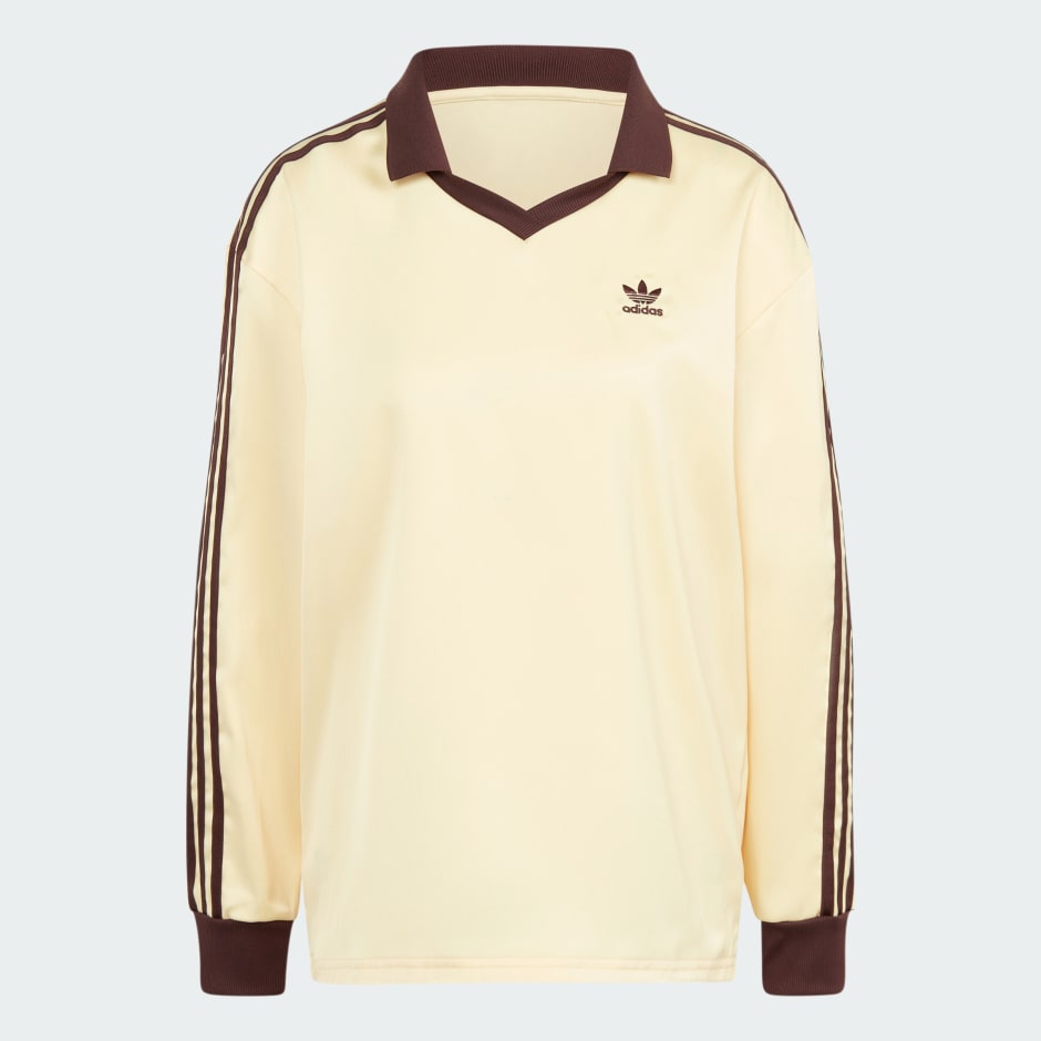 3-Stripes Satin Long Sleeve Tee