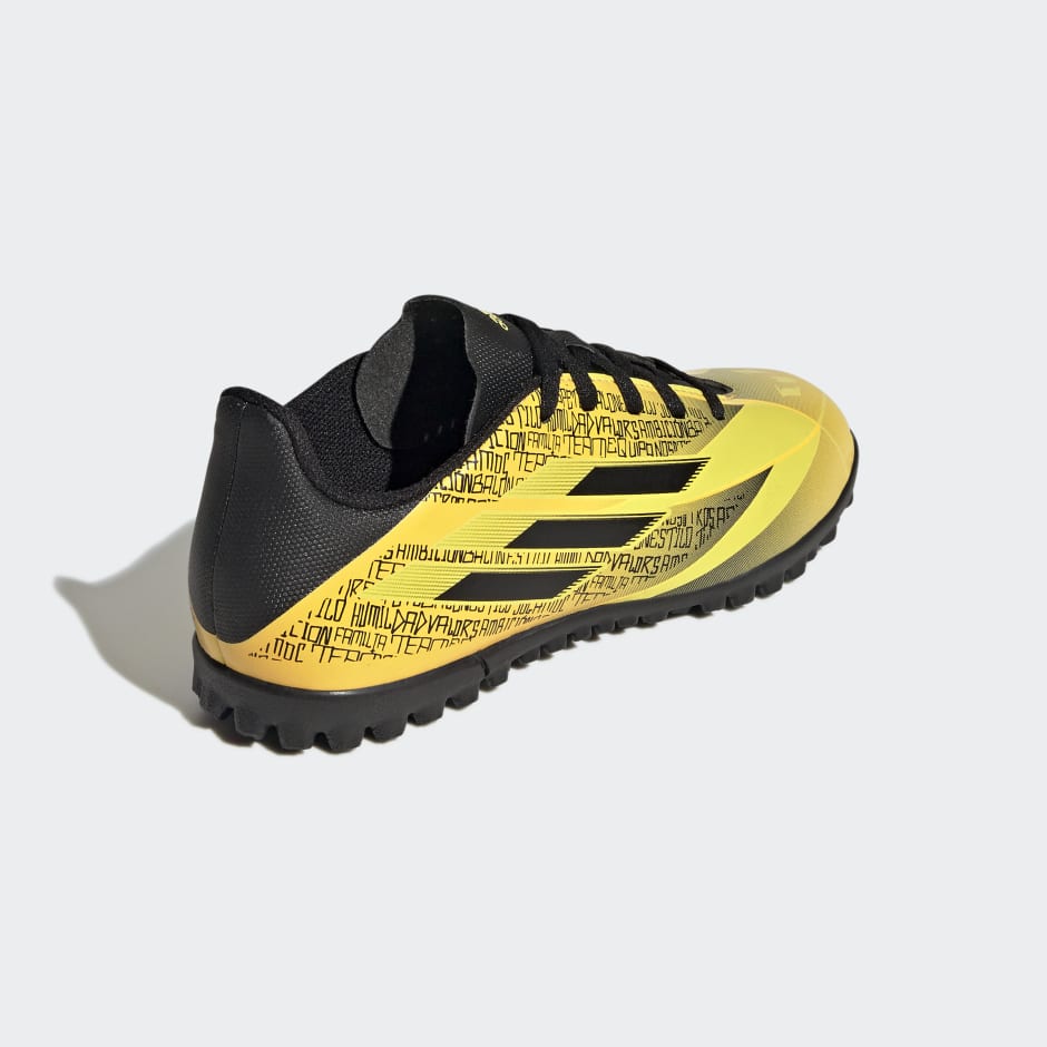 messi yellow boots