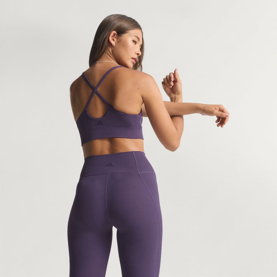 حمّالة صدر adidas All Me Light Support Rib Bra Long Line