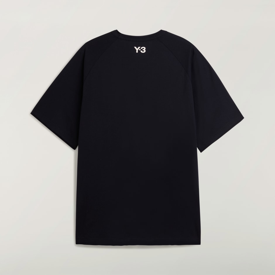 Y-3 RAW EDGE 3 STRIPES SHORT SLEEVE TEE