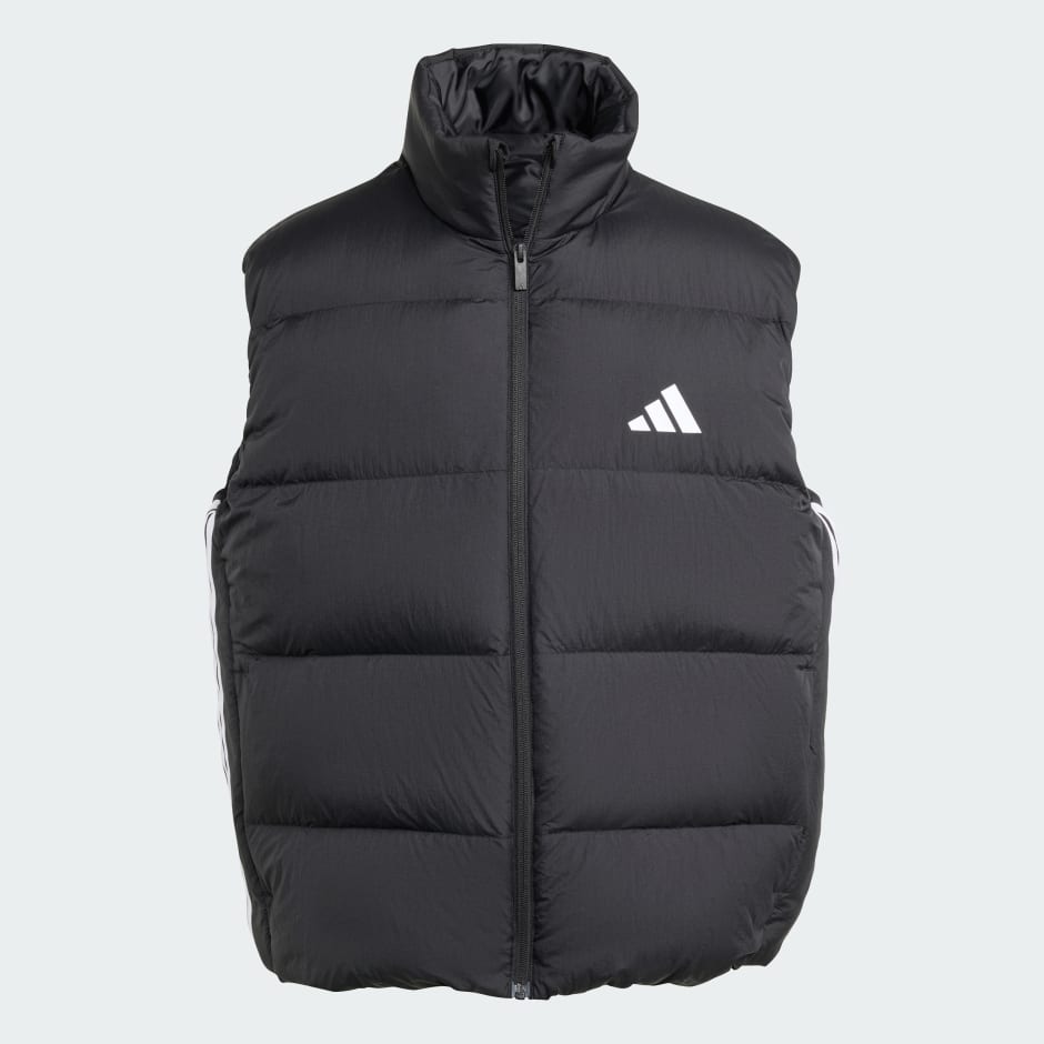 صدرية منفوخة Essentials Climawarm 3-Stripes Puffer
