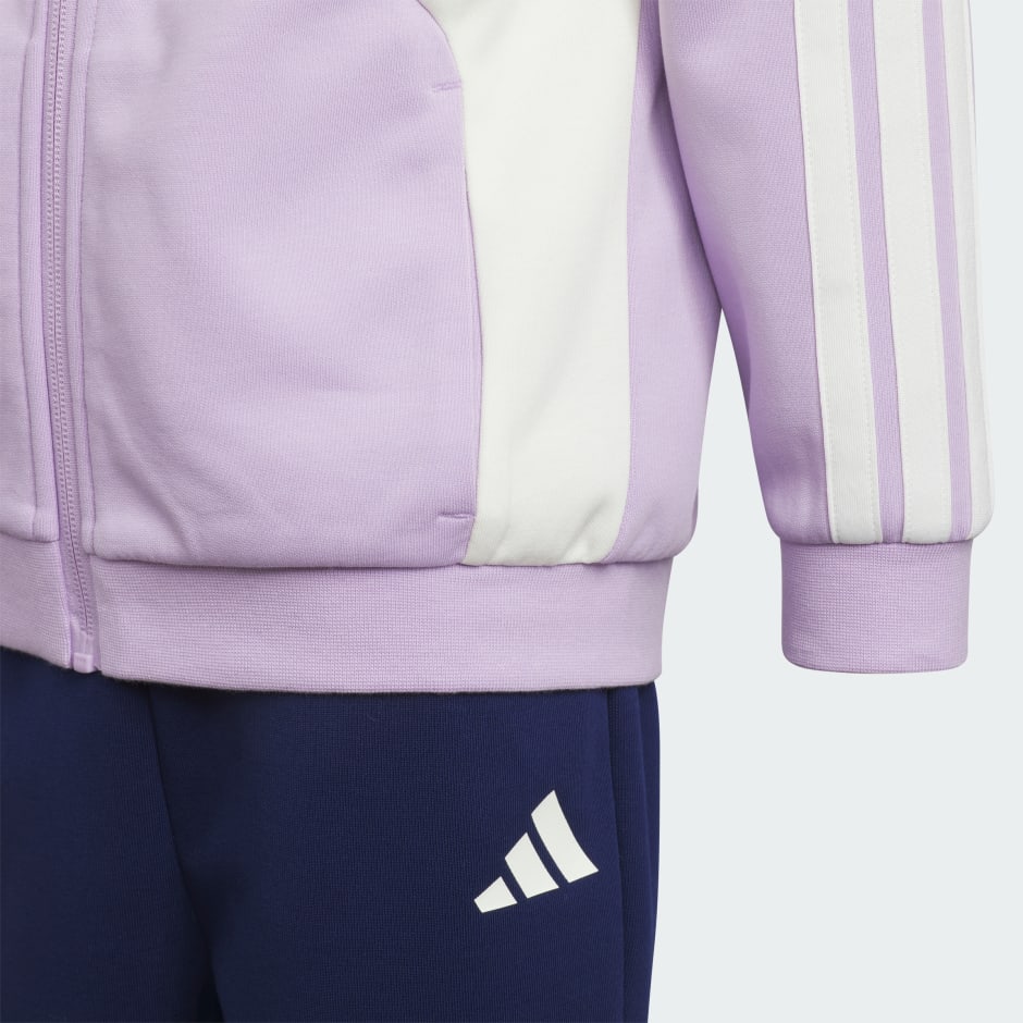 運動服兒童全幅拉鍊有帽衫運動服