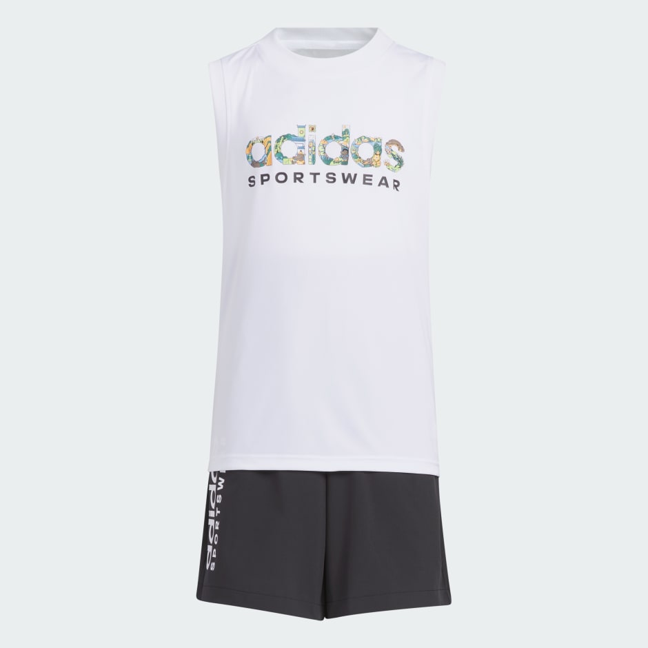 Adidas Graphic Tank and Shorts Set Kids