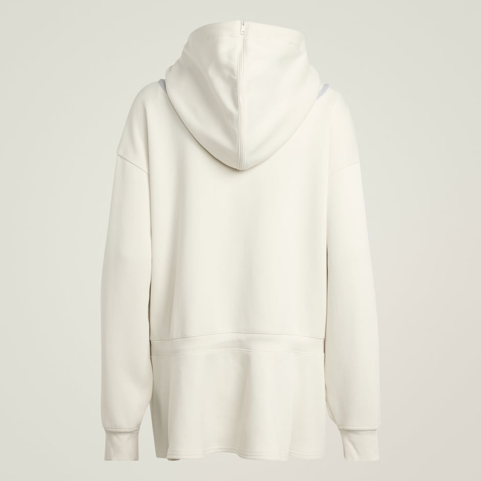 Sweat-shirt &agrave; capuche peplum adidas By Stella McCartney