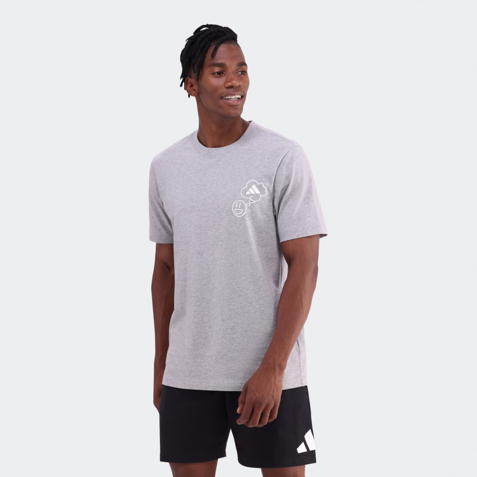 Lounge Verbiage Circle Graphic T-Shirt