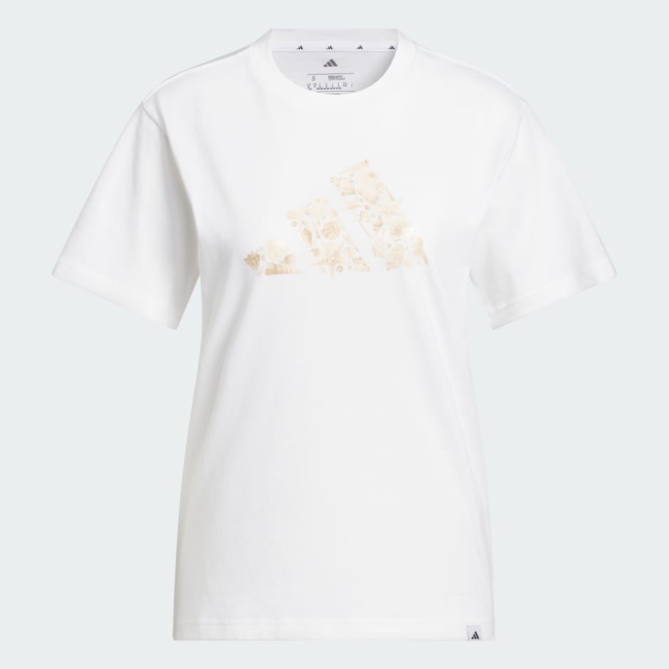 IRIDESCENT SHELLS BIG LOGO GRAPHIC T-SHIRT