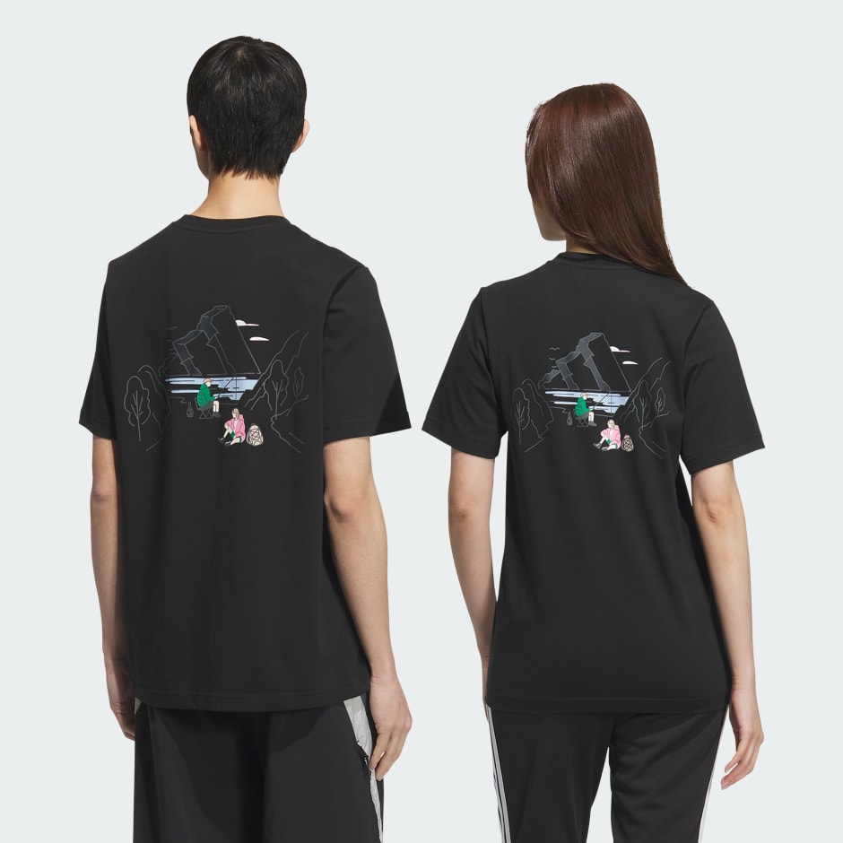 Value Range 圖案短袖 T 裇（中性）