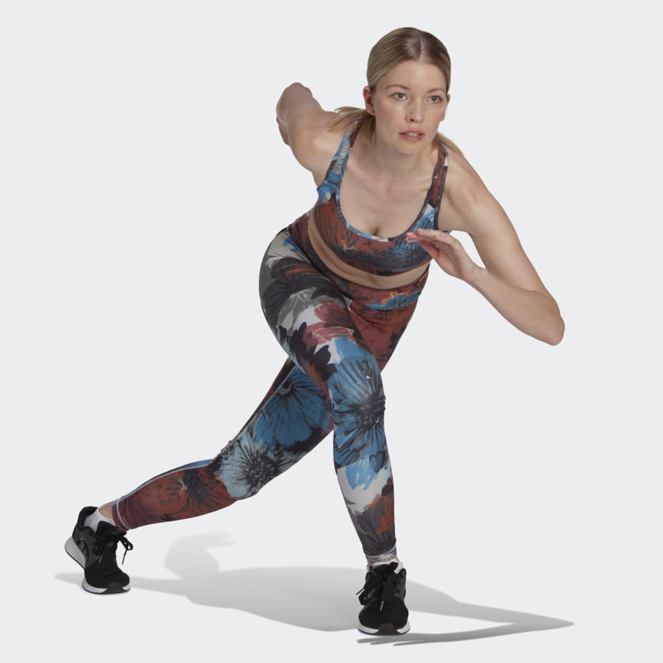 بنطال ضيّق Training Essentials Printed High-Waisted