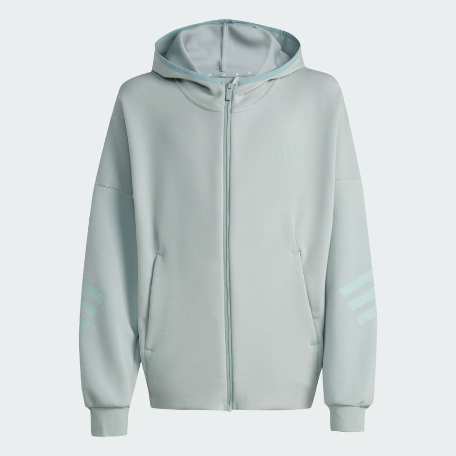 FUTURE ICONS 3 STRIPES FULL ZIP HOODIE