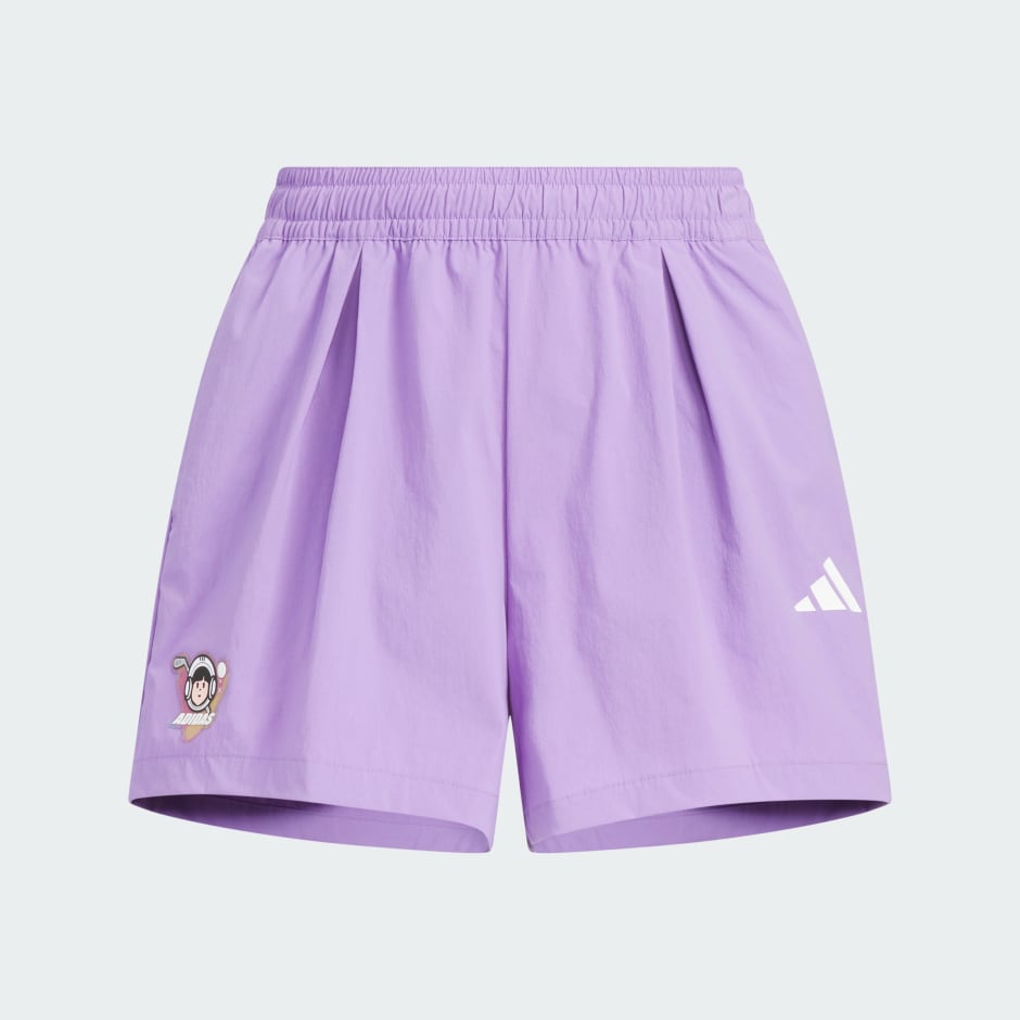 青少年圖案梭織短褲