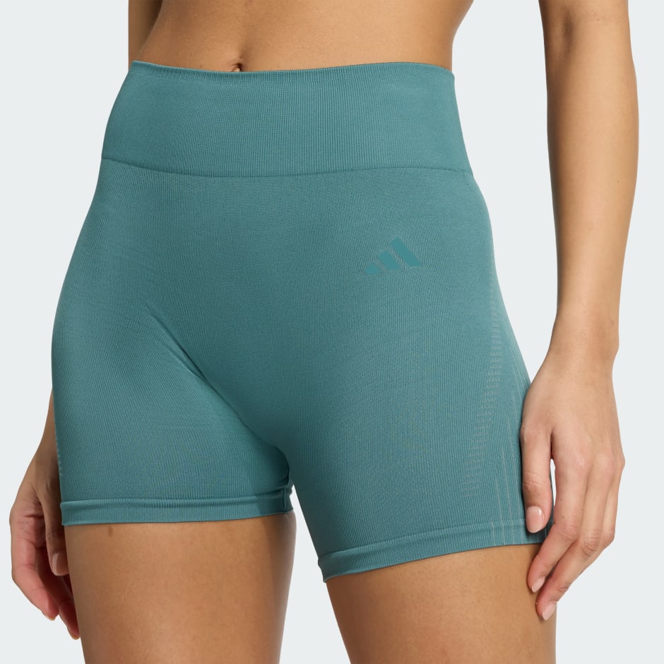 Colanți scurți tricotați Workout Essentials 4 inch