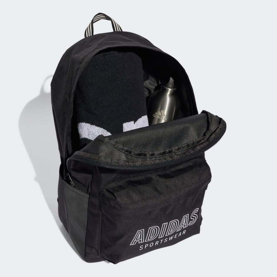 Accessories - Classic House of Tiro Graphic Backpack - Black