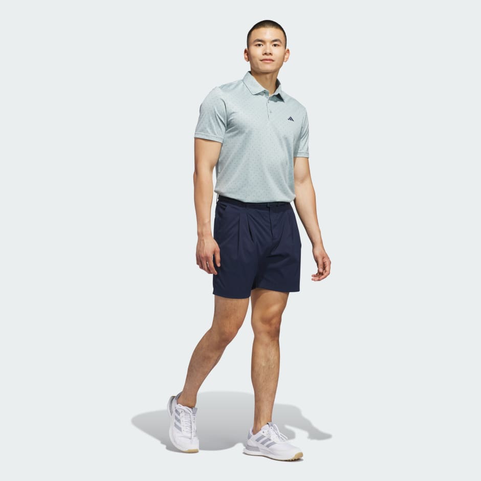 PERFORMANCE TEXTURED PRINT POLO SHIRT